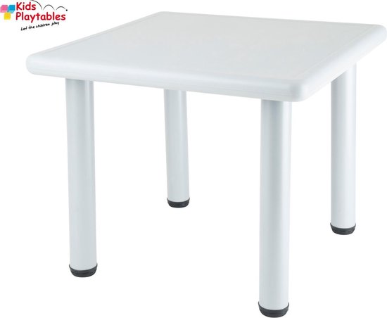 Vierkante Kunststof Kindertafel - kleur - tafel - Kleurtafel /... | bol.com
