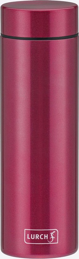 Lurch - Rouge à lèvres - Bouteille thermos - Bouteille - Léger - Compact - Acier inoxydable - Rouge Berry - 300 ml