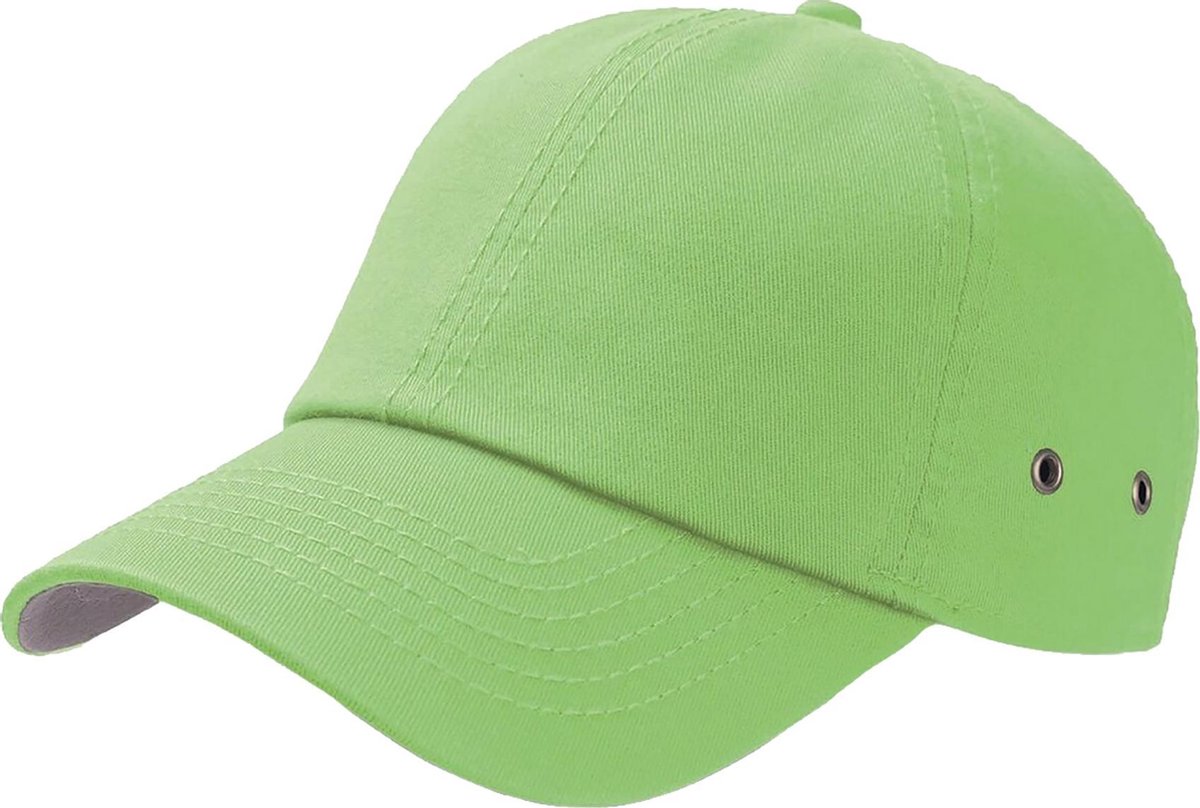 Atlantis Actie 6 Paneel Chino Baseball Cap (Pakket van 2) (Groen)