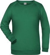James And Nicholson Dames/dames Basic Sweatshirt (Iers Groen)