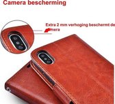 Chique Lederen hybride telefoon hoesje voor iPhone 5 | iPhone SE (oud model)| Wit