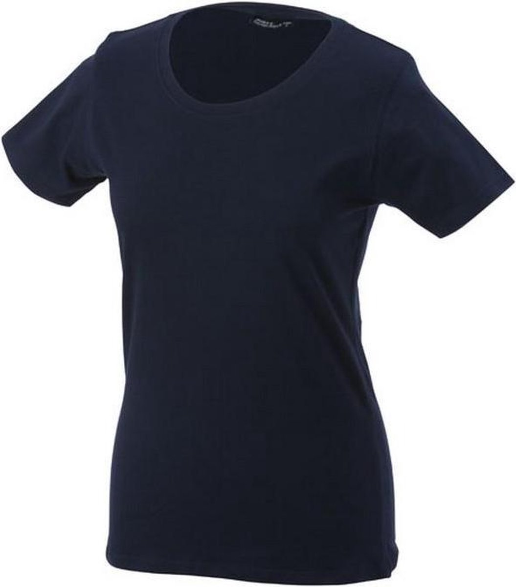 James and Nicholson Dames/dames Basic T-Shirt (Marine)