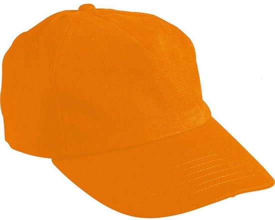 Myrtle Beach Volwassenen Unisex 5 Panel Cap (Oranje)