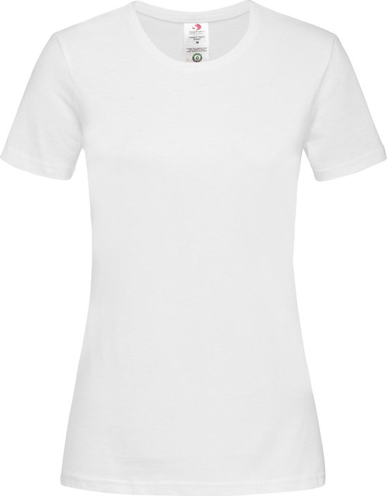 Stedman Dames/dames Klassiek Biologisch T-Shirt (Wit)