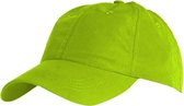 SOLS Unisex Meteor 6 Panel Plain Baseball Cap (Neon Groen)