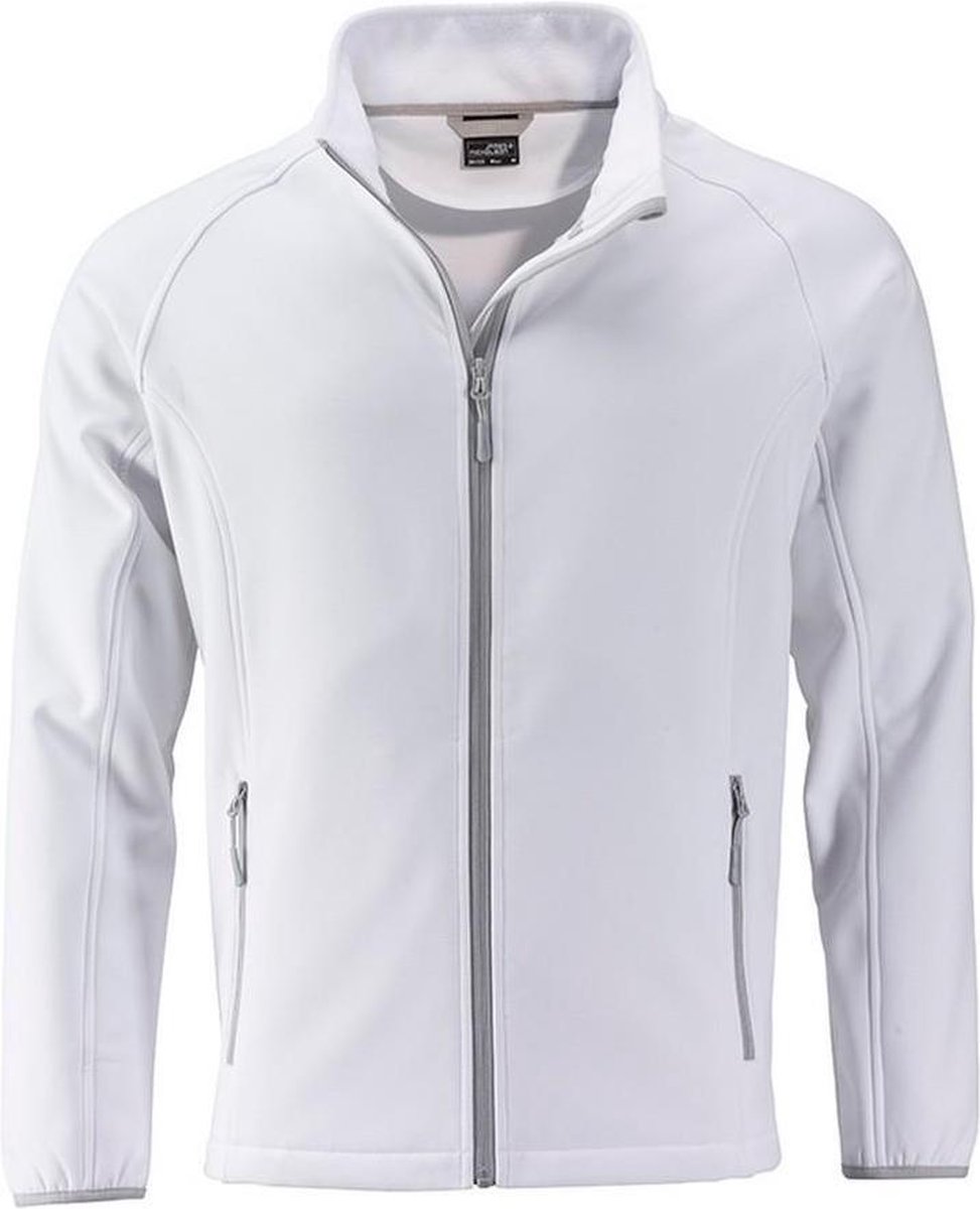 James and Nicholson Heren Promo Softshell-jasje Wit