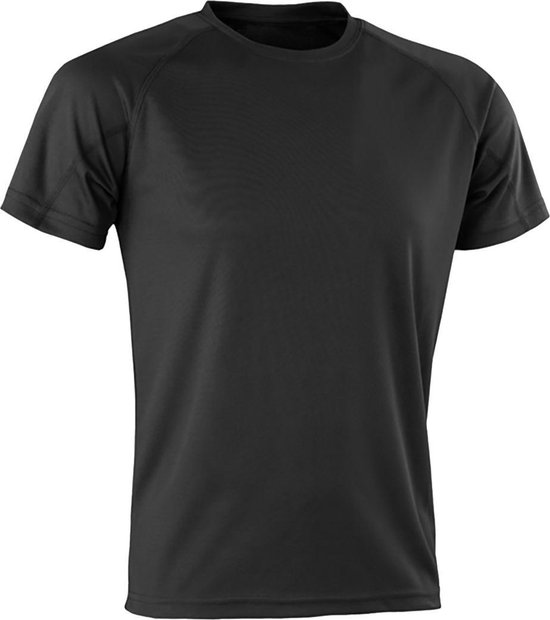 T-Shirt Homme Spiro Aircool (Zwart)