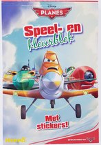 DISNEY PLANES SPEEL- EN KLEURBLOK MET STICKERS!