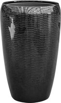 BAQ Amfi pot 43x43x68 cm Black bloempot binnen