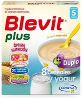 Ordesa Blevit Papilla Plus Duplo 8 Cereals And Yogurt 600g
