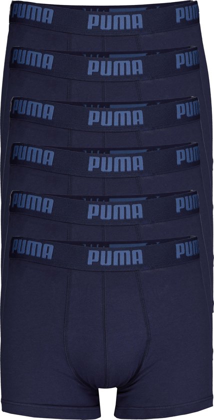 Puma Basic Boxer heren (6-pack) - navy blauw - Maat: XXL | bol.com