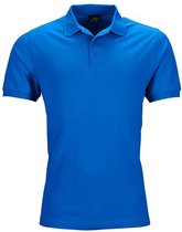 James and Nicholson Heren Elastisch Piqué Poloshirt (Koningsblauw)