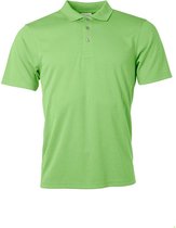 Polo actif pour homme James and Nicholson (Lime green)