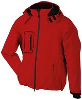 James and Nicholson Heren Winter Softshell Jas (Rood)