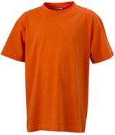 James and Nicholson Kinderen/Kinderen Basic Tee (Donker Oranje)