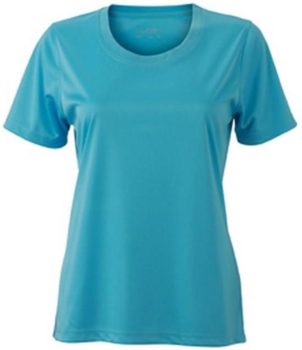 James and Nicholson Vrouwen/dames Actieve Tee (Pacifisch Blauw)