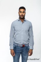 Overhemd Print Blauw (MC11-0100-09)