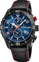 Festina Chrono Sport Horloge - Festina heren horloge - Zwart - diameter 45 mm - kleur gecoat roestvrij staal