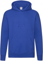 Premium Hooded Sweat - Royal Blue - M - Fruit of the Loom