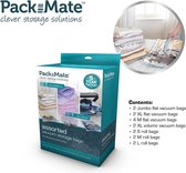 Packmate Sacs sous vide réutilisables Mega Set 16 pièces - Sacs de rangement sous vide Smart Bag Travel - Sacs de compression