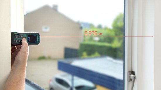 VONROC Laser afstandsmeter – 60 meter bereik – Aanpasbare meetreferentie