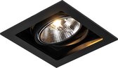 QAZQA artemis - Moderne Inbouwspot - 1 lichts - L 180 mm - Wit -  Woonkamer | Slaapkamer | Keuken
