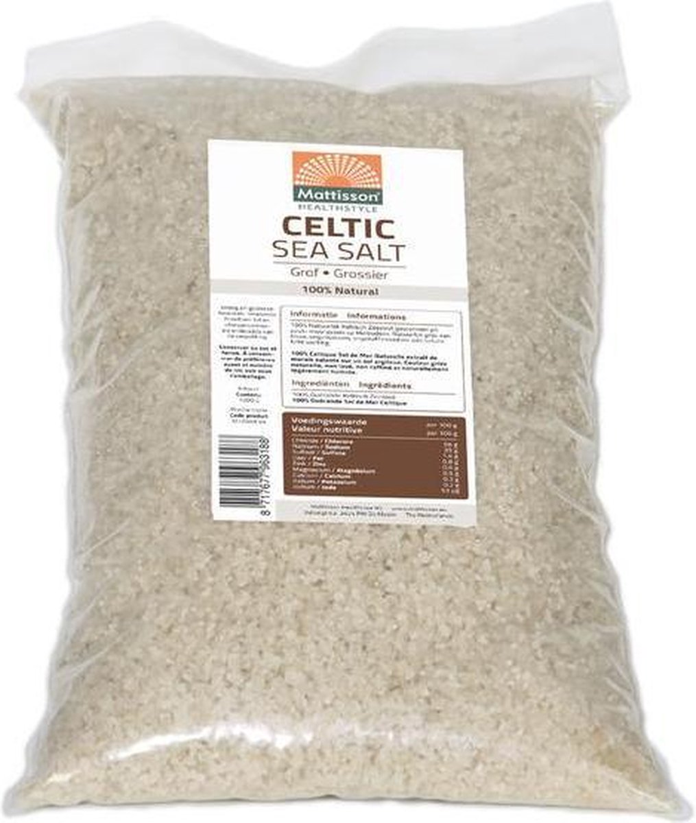 Mattisson Keltisch zeezout - 1000 gram