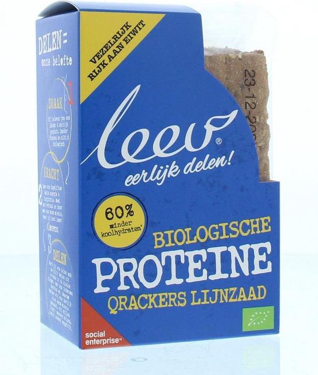 | Leev Bio | Protein Crackers High In Fiber Low In Carbohydrates | Lose Weight Quickly Without Fuss