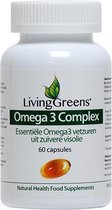 Livinggreens Omega 3 visolie complex 60 capsules