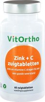 VitOrtho Zink + C zuigtabletten - 60 zuigtabletten