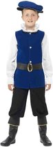 Tudor jongen kostuum Royal Blue - Maatkeuze: Maat M