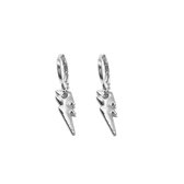 Lightning earrings - Zilver
