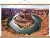 Schoolplaat – Glen Canyon - Verenigde Staten - 90x60cm Foto op Textielposter (Wanddecoratie op Schoolplaat)