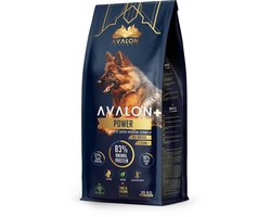 Avalon Petfood +Power - Hondenvoer Droogvoer - Kip & Groenten - TarweGlutenvrij - 5 Kg