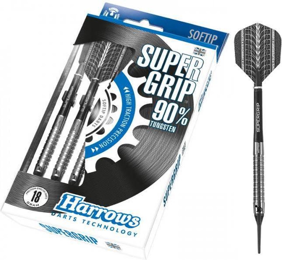 SUPERGRIP 90% SOFTIP TUNGSTEN 20 GR