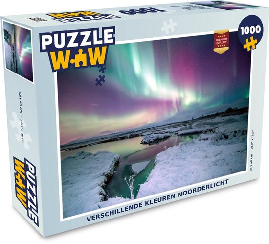 Puzzel Noorderlicht - IJs - Sneeuw - Legpuzzel - Puzzel 1000 stukjes  volwassenen | bol.com