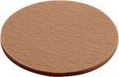Daff - Onderzetter - Rond - 10 cm - Toffee bruin