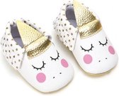 Chaussons de Bébé licorne - Wit rose Argent - 12/18 mois - Unicorn - Cuir PU - Mocassins - cadeau de maternité - babyshower
