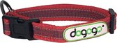 Dogogo halsband, Rood 20 cm - 35 cm
