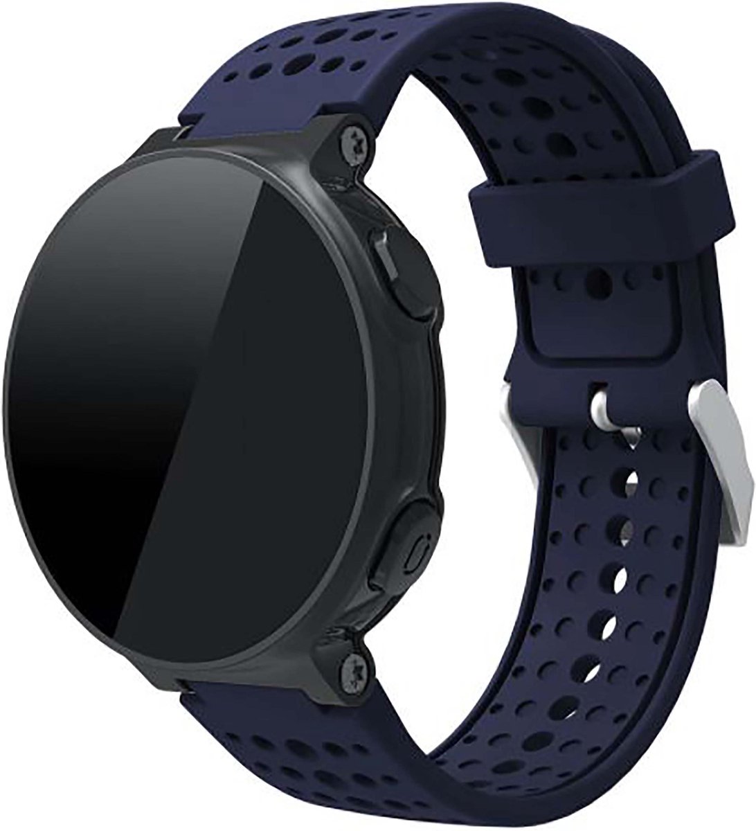 Horlogeband van Siliconen voor Garmin Forerunner 630 | 22.4 mm | Horloge Band - Horlogebandjes | Blauw