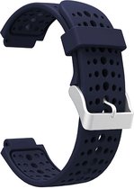 Horlogeband van Siliconen voor Garmin Forerunner 630 | 22.4 mm | Horloge Band - Horlogebandjes | Blauw
