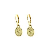 Seahorse earrings - Goud