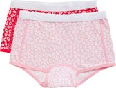 ten Cate shorts leopard pink mix 2 pack voor Meisjes - Maat 98/104