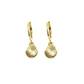 Little shell earrings - Goud