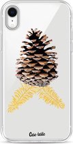 Casetastic Apple iPhone XR Hoesje - Softcover Hoesje met Design - Pinecone Print