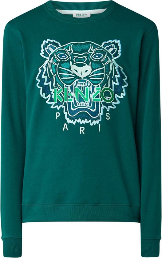 Kenzo Tiger Sweater Groen Maat L | bol