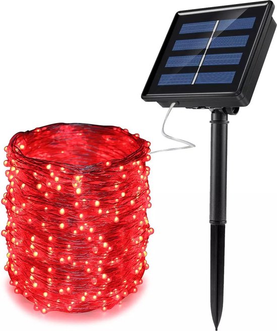 Solar lamp | Lichtslang | Zonne-energie | Kerstverlichting buiten |  Waterbestendig |... | bol.com
