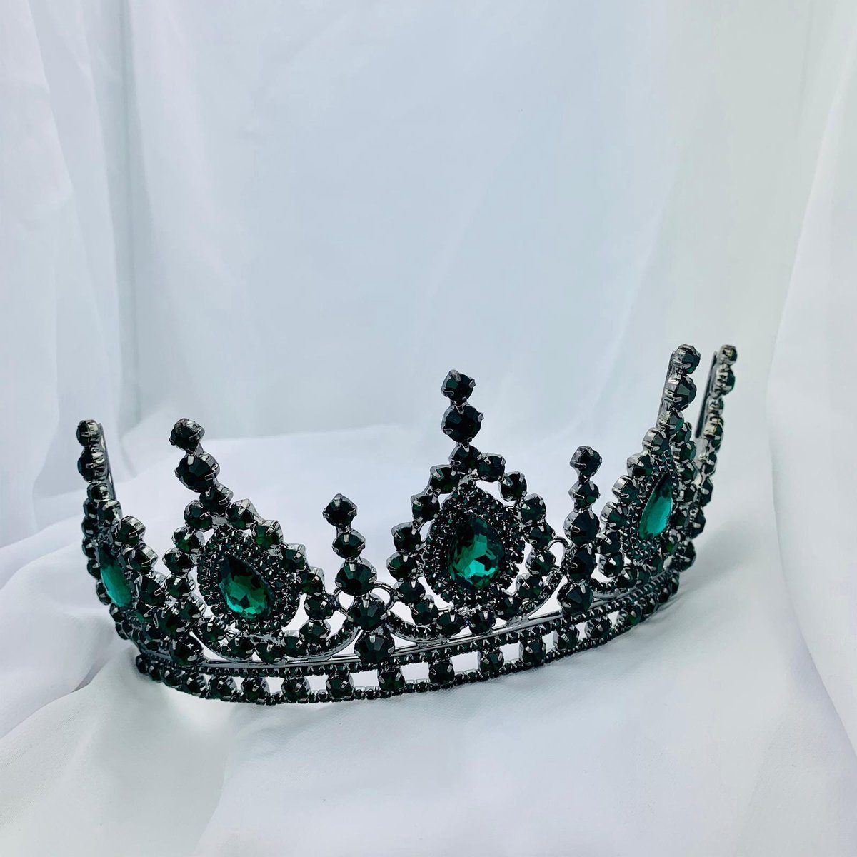 vervagen Makkelijker maken cent Zeer mooie luxe tiara kroontje / bruiloft / feest / haarversiering /  haaraccesoires /... | bol.com