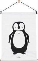 Jollein Poster Canvas 42x60cm - Pinguïn