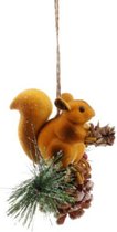 Kerstboom versiering | Snoep | Kerstbal | Hanger | 2 stuks | Bruin